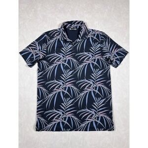 Travis Mathew Polo Shirt Size Medium Watersound Club Floral Golf Button Up